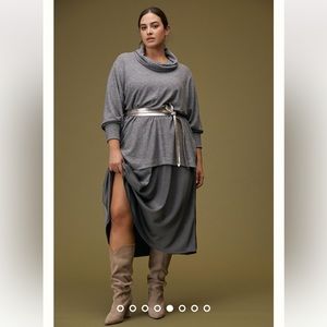 Anthropologie | MAEVE Cowl Neck Tunic Top Size Large